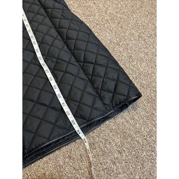 Lauren Ralph Lauren Jacket Women 0X Black Quilt Equestrian Spectator Hood Parka - Picture 5 of 14